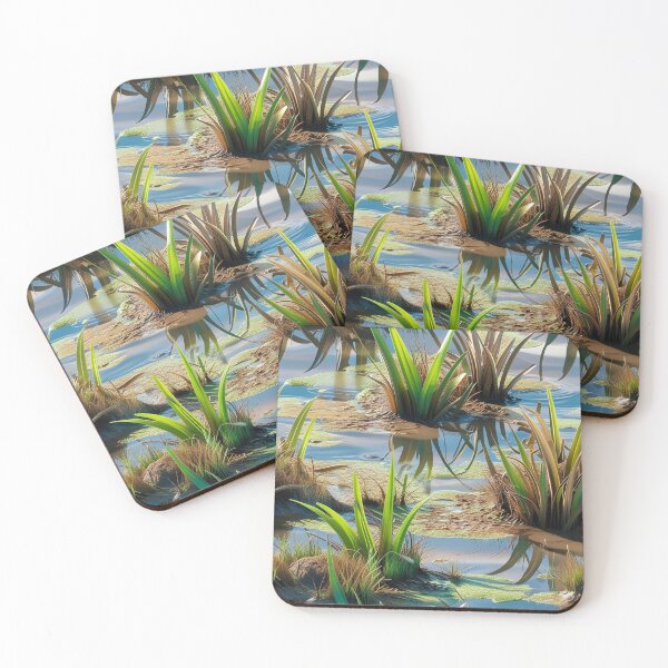 Item preview, Eco Tidal Marsh Grass Seamless Texture 4K designed and sold by Julyvax.