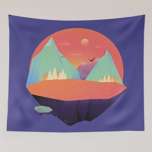 Item preview, Sunset in the mountains designed and sold by Greyish.