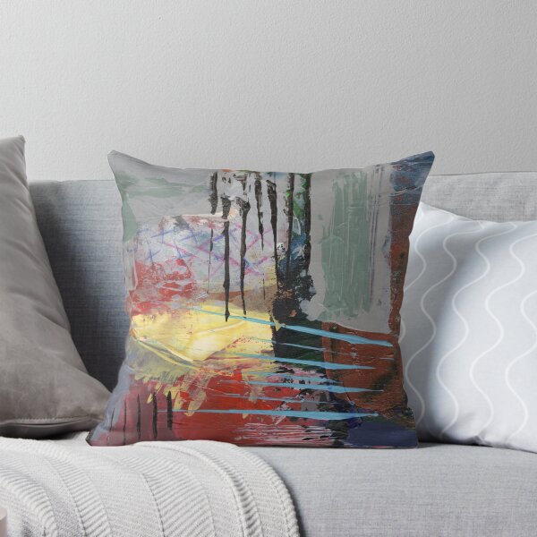 Item preview, Bold Colorful Abstract Blocks with Lines Original Painting heavy textured artwork  designed and sold by pngrktes-art.
