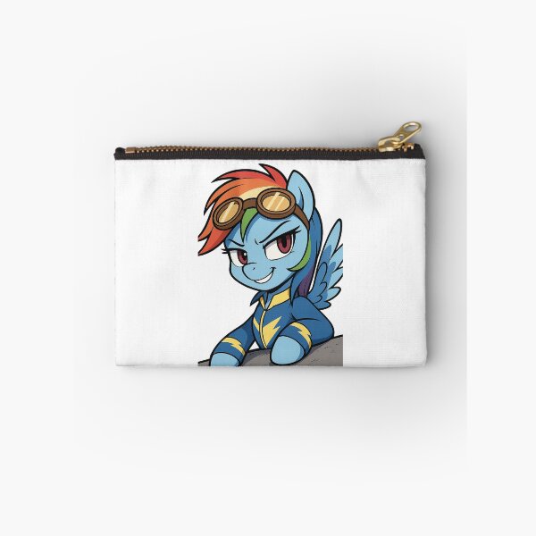 Artikelvorschau, Rainbow Dash Wonderbolts Peeker Sticker – Fliegender MLP-Ponykopf entworfen und verkauft von Rushurban.