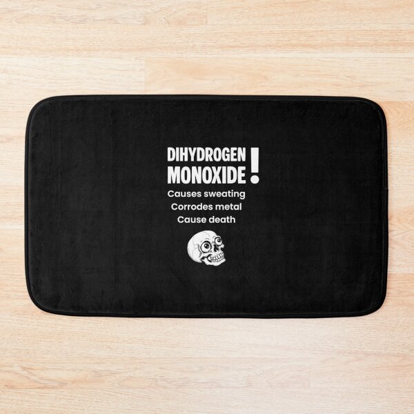 Item preview, Dihydrogen Monoxide – Causes Death, Corrodes Metal, Causes Sweating designed and sold by Balasan.