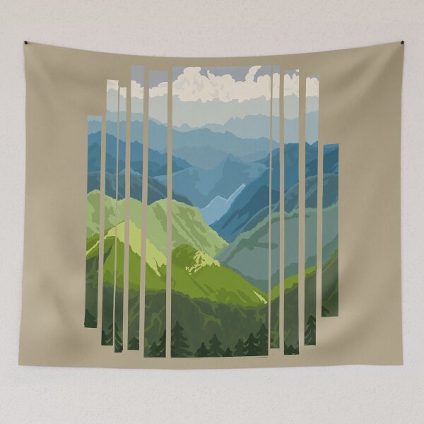 Item preview, Mountainscape designed and sold by MOSSY-MOON.
