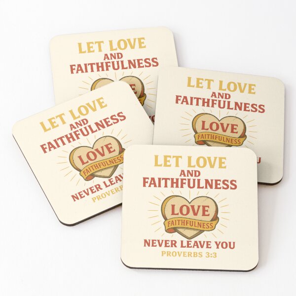 Item preview, Proverbs 3:3 – Let Love and Faithfulness Never Leave You designed and sold by SimplySelim.