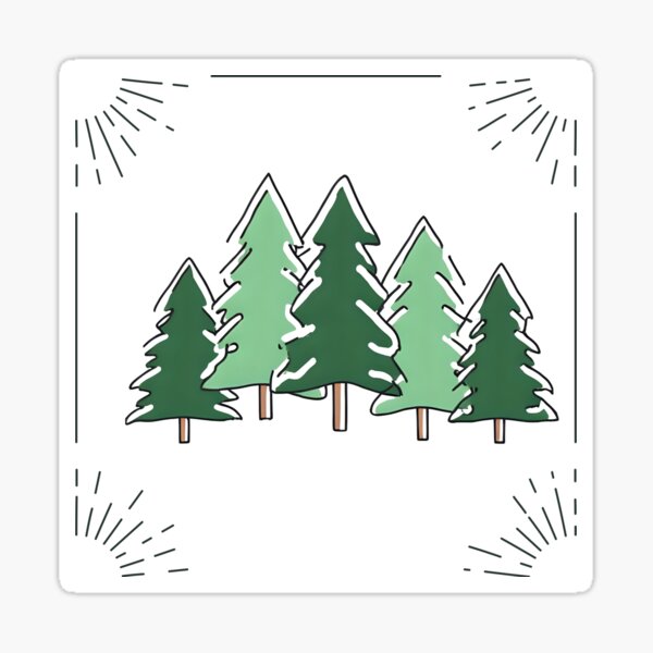 Item preview, fir trees designed and sold by ShopDreammix.