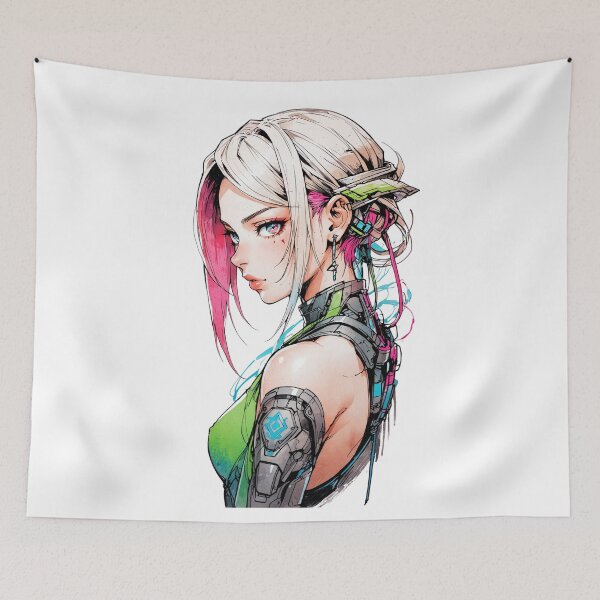 Item preview, Cyborg Girl designed and sold by ArtCraftLab.