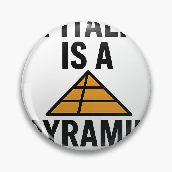 Item preview, Capitalism is Pyramid Scheme Anti-Capitalist Design designed and sold by MHE-Store.