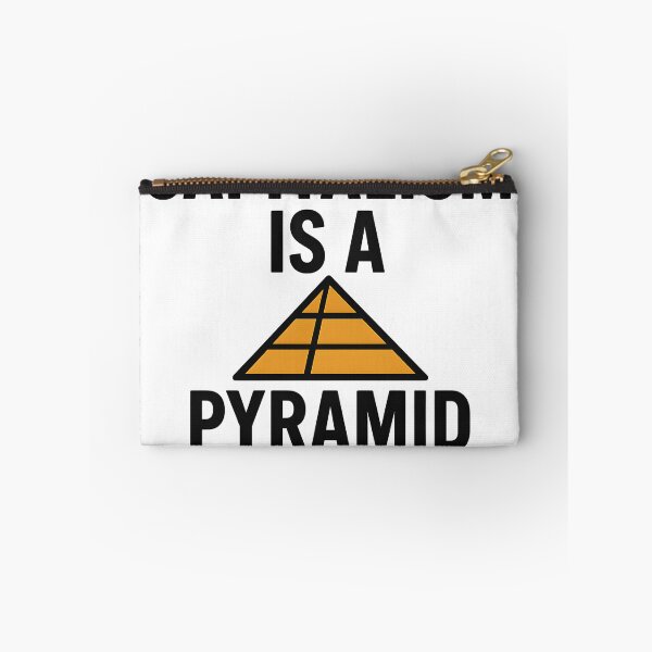 Item preview, Capitalism is Pyramid Scheme Anti-Capitalist Design designed and sold by MHE-Store.