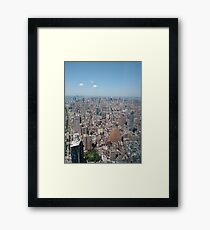 New York City, Manhattan, Brooklyn, New York, streets, buildings, skyscrapers, cars, pedestrians, #NewYorkCity, #Manhattan, #Brooklyn, #NewYork, #streets, #buildings, #skyscrapers, #cars, #pedestrians Framed Print
