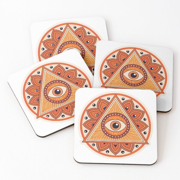 Item preview, Evil eye orange  designed and sold by Lucky 777.