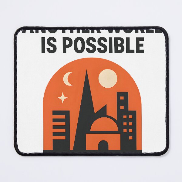Item preview, Another World is Possible Utopian City Design designed and sold by MHE-Store.