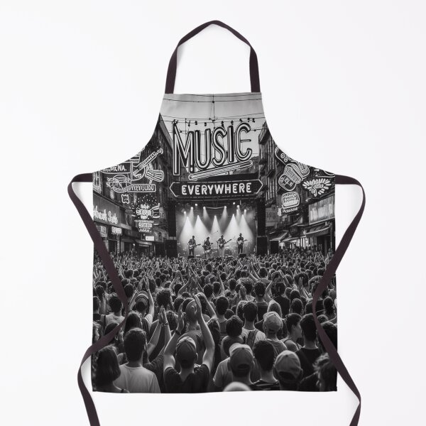 Item preview, Music Everywhere In A Live Performance AI Generated designed and sold by BrightrDayMusicArt.