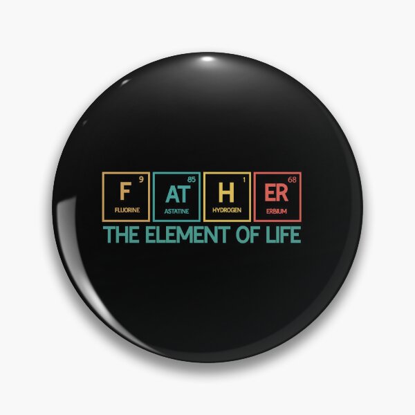 Item preview, The Elements of Fatherhood Funny Periodic Table Dad designed and sold by Merchrise.