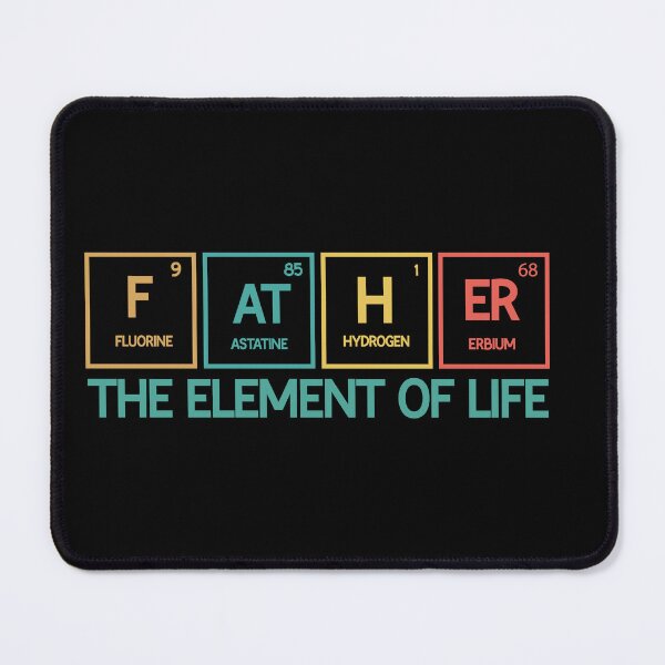 Item preview, The Elements of Fatherhood Funny Periodic Table Dad designed and sold by Merchrise.