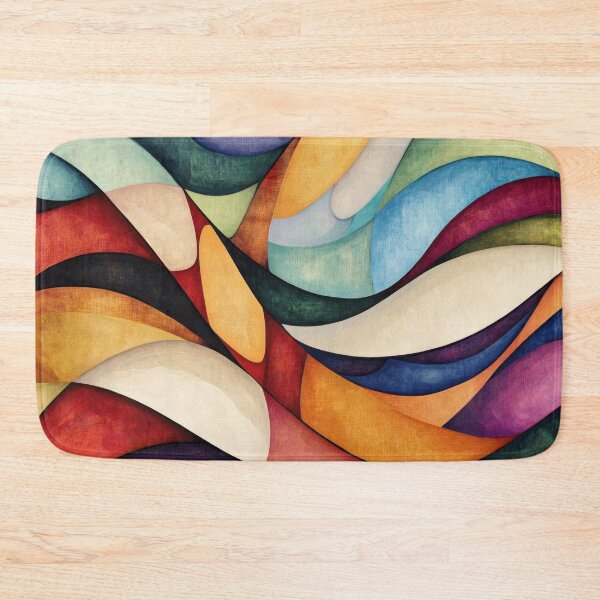Item preview, Bright, colorful wave art designed and sold by anytka.