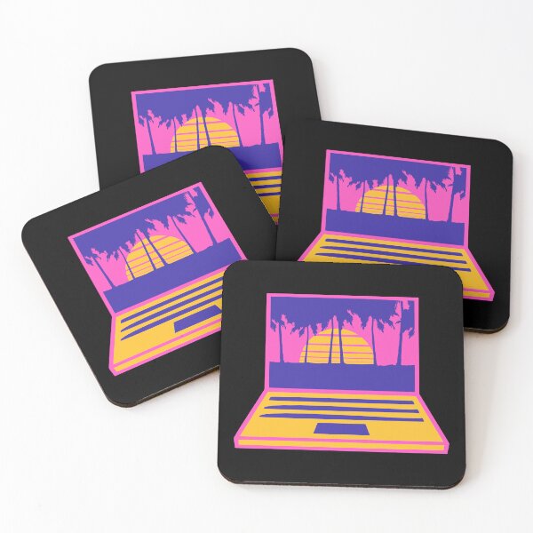 Item preview, Laptop Computer Screen Palms Pc Stripes Nerd Geek designed and sold by shirt-o-mat.