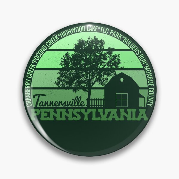 Item preview, Tannersville Pennsylvania Sunset Retro Vintage Local Pride Logo designed and sold by CRHPOD20.