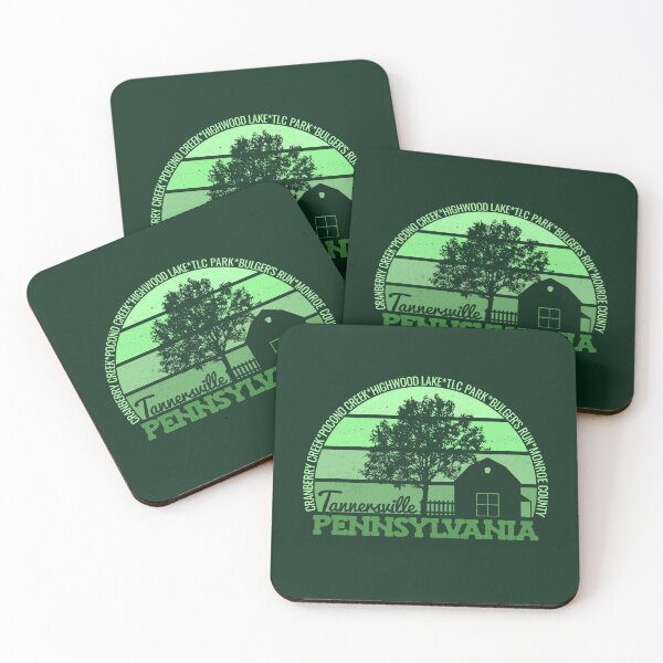 Item preview, Tannersville Pennsylvania Sunset Retro Vintage Local Pride Logo designed and sold by CRHPOD20.