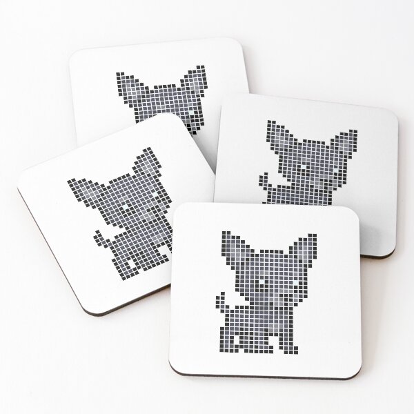 Item preview, Pixeled chihuahua (black) designed and sold by Brain Fart Buffet.