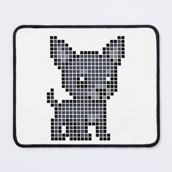 Item preview, Pixeled chihuahua (black) designed and sold by Brain Fart Buffet.