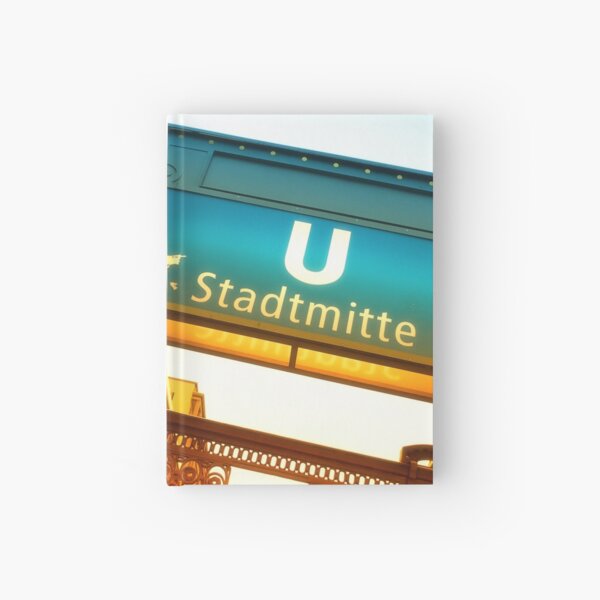 Berlin - U-Bahn Station Stadtmitte Notizbuch