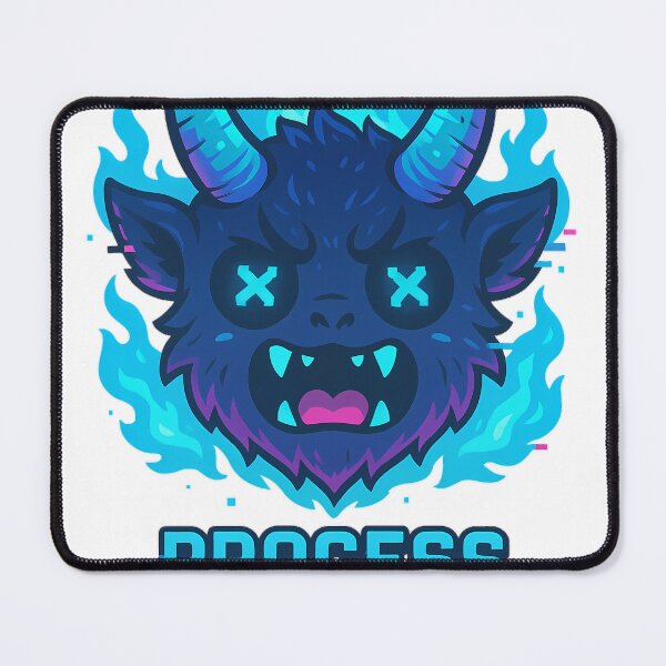 Item preview, Glitch Demon Oni.exe – Kawaii Corrupted Spirit designed and sold by GlitchBunnyLab.