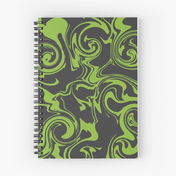 Item preview, Green and Dark Grey Swirls designed and sold by Owcomm.