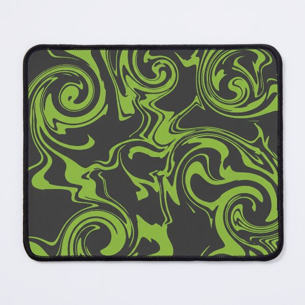 Item preview, Green and Dark Grey Swirls designed and sold by Owcomm.