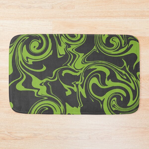 Item preview, Green and Dark Grey Swirls designed and sold by Owcomm.