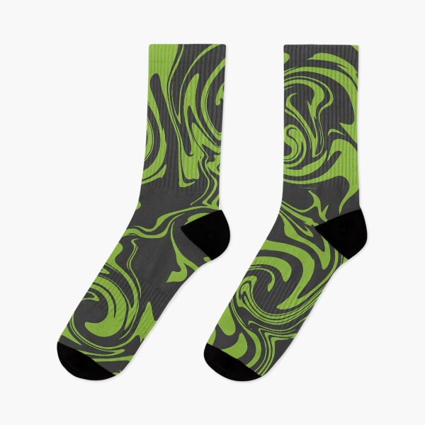 Item preview, Green and Dark Grey Swirls designed and sold by Owcomm.