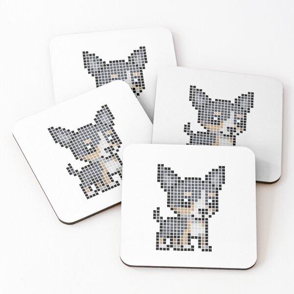 Item preview, Pixeled chihuahua (tri) designed and sold by Brain Fart Buffet.