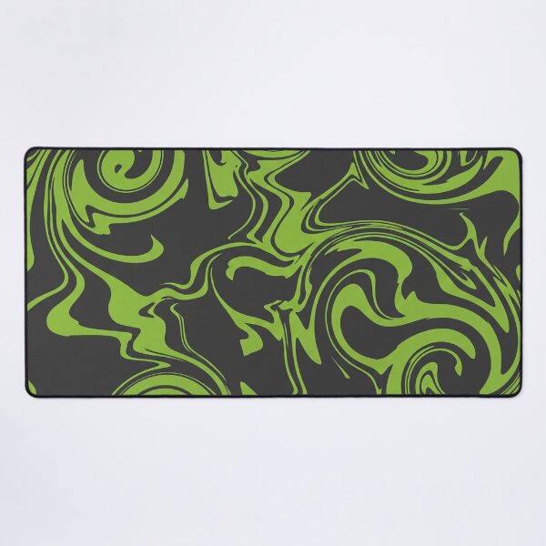 Item preview, Green and Dark Grey Swirls designed and sold by Owcomm.