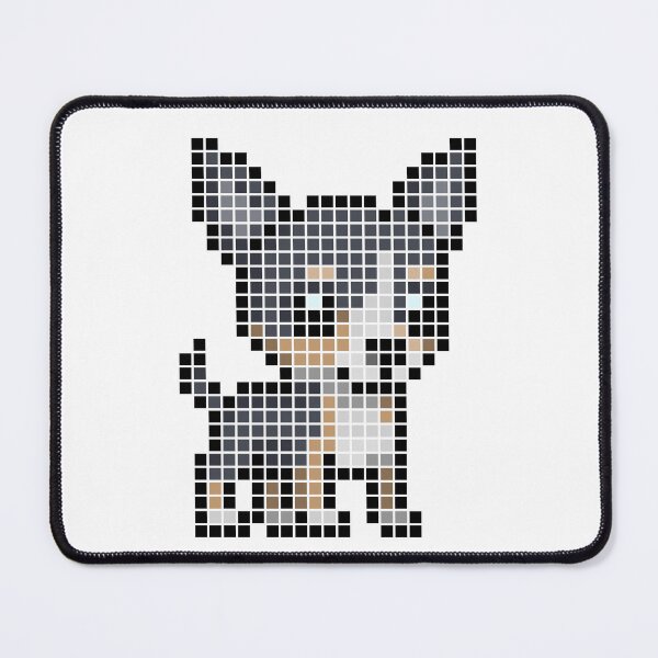 Item preview, Pixeled chihuahua (tri) designed and sold by Brain Fart Buffet.