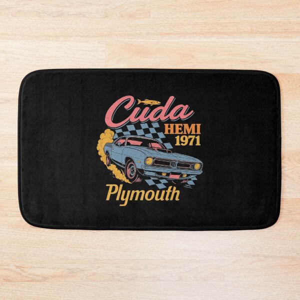 Item preview, 1971 Cuda Classic Muscle Car Burnout Art designed and sold by TheArtOfCar.