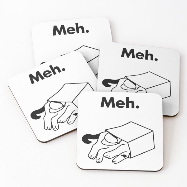 Item preview, Meh. Bag Cat Mood designed and sold by OpenArt.