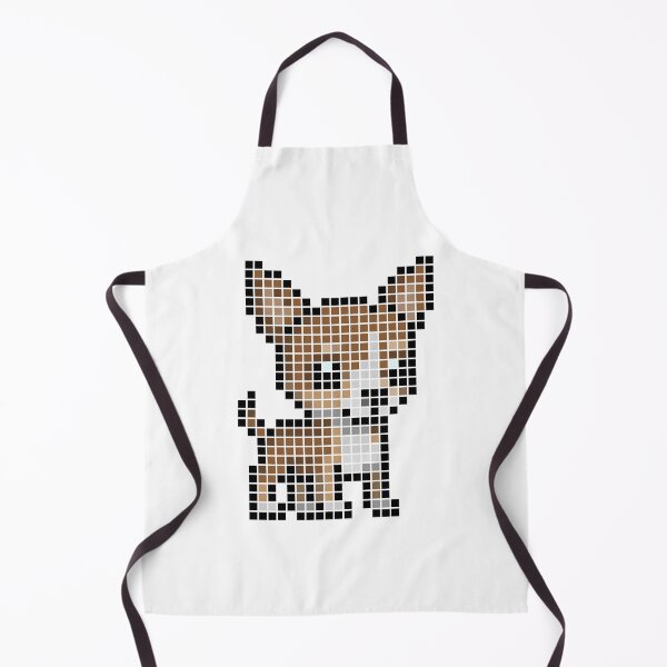 Item preview, Pixeled chihuahua (red white) designed and sold by Brain Fart Buffet.