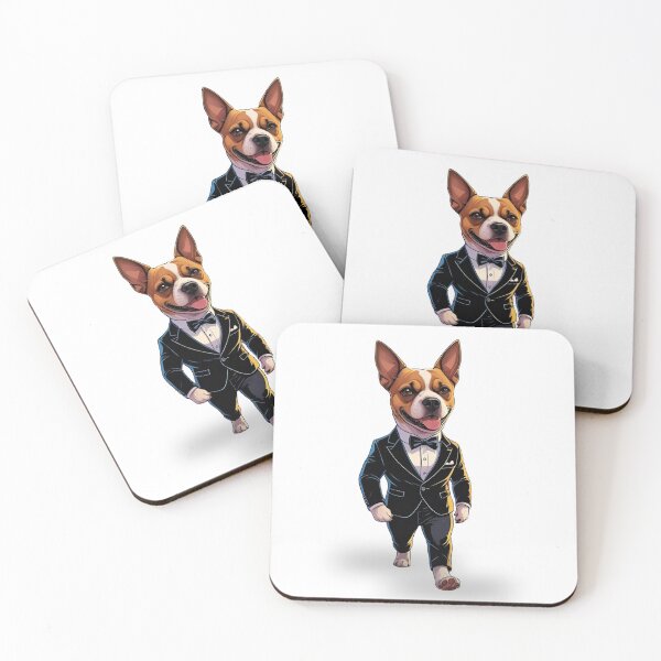 Item preview, An elegant dog in a tuxedo on the runway designed and sold by barmaz.