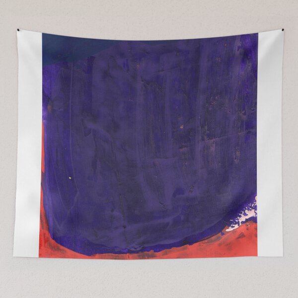 Item preview, Striking Red and Purple Swoop Design Minimal Subtle Bold Color Roth Style Modern Art Contemporary Original  designed and sold by pngrktes-art.