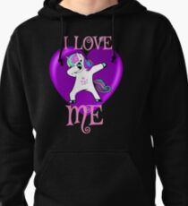 I Love Me for People or yourself Shirt Unicorn Rainbow Gift Pullover Hoodie