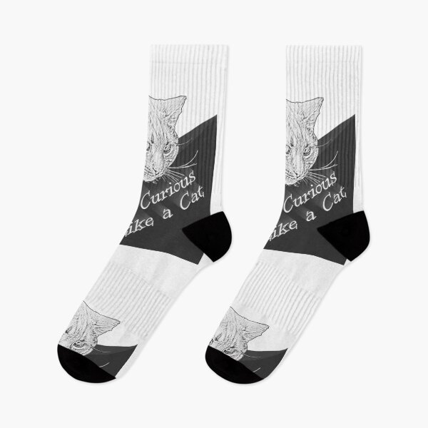 Item preview, Stay Curious Like a Cat - Inspiring and Playful Design designed and sold by ArtsyExplorer.