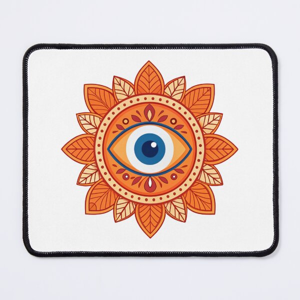 Item preview, Evil eye orange  designed and sold by Lucky 777.