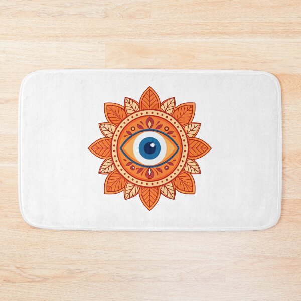 Item preview, Evil eye orange  designed and sold by Lucky 777.