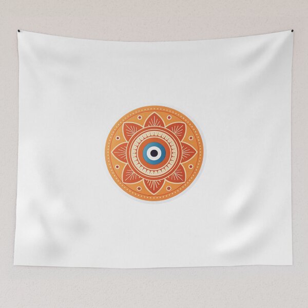Item preview, Evil eye orange  designed and sold by Lucky 777.