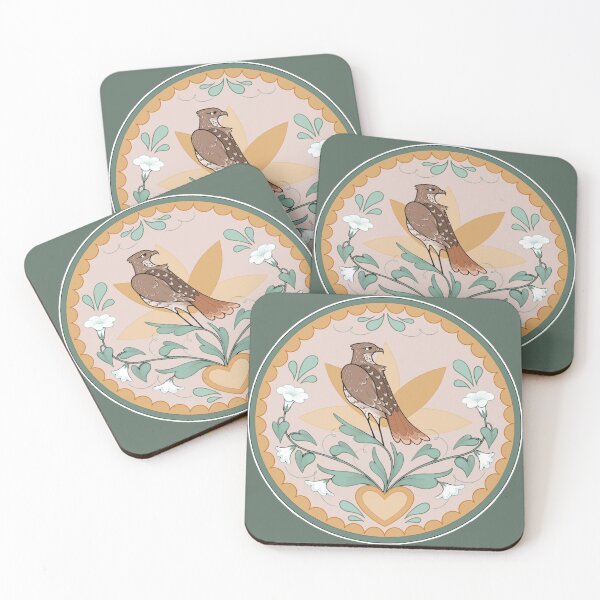 Item preview, hawk hex sign designed and sold by Lefty Creations.