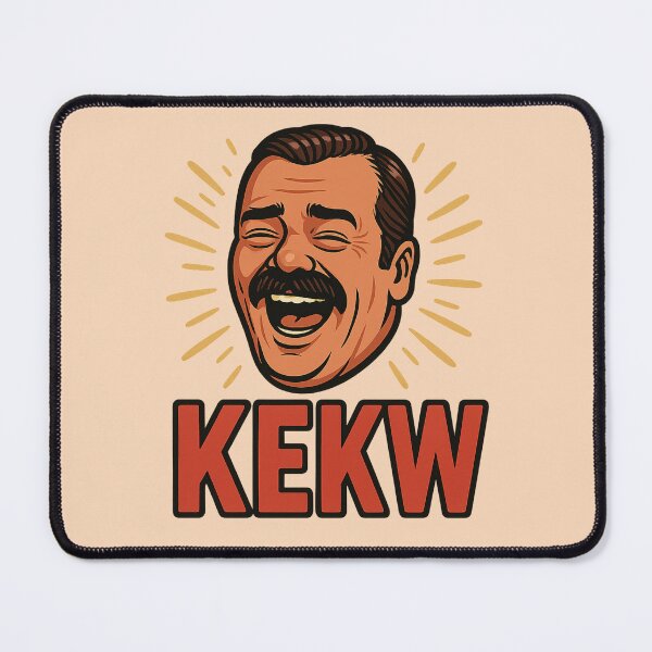 Item preview, KEKW Meme Face – Iconic Internet Laugh Reaction designed and sold by GirlyPopped.