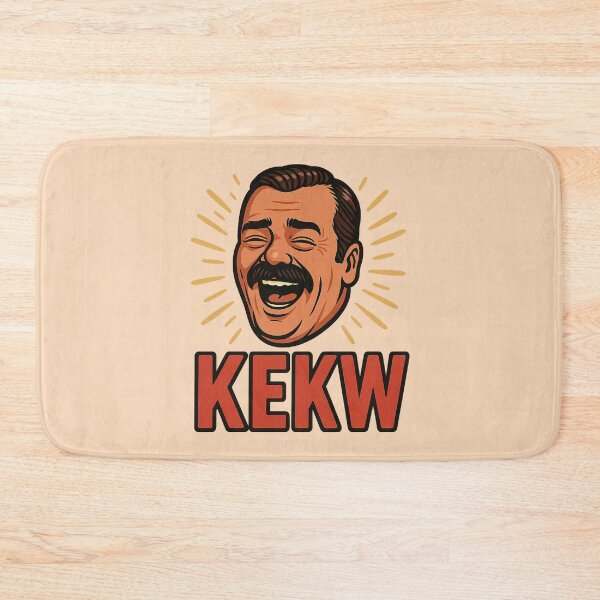 Item preview, KEKW Meme Face – Iconic Internet Laugh Reaction designed and sold by GirlyPopped.