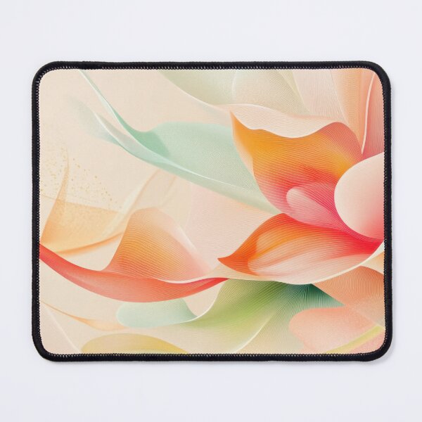 Item preview, Pastel floral abstract art designed and sold by anytka.