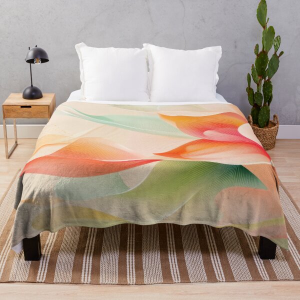 Item preview, Pastel floral abstract art designed and sold by anytka.