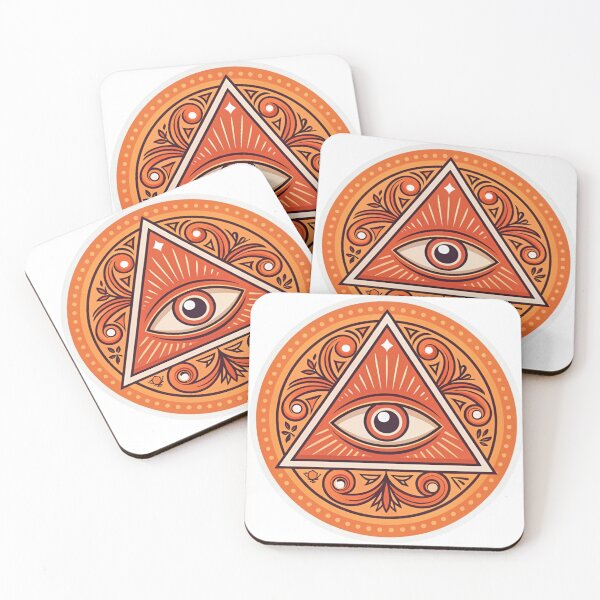 Item preview, Evil eye orange  designed and sold by Lucky 777.