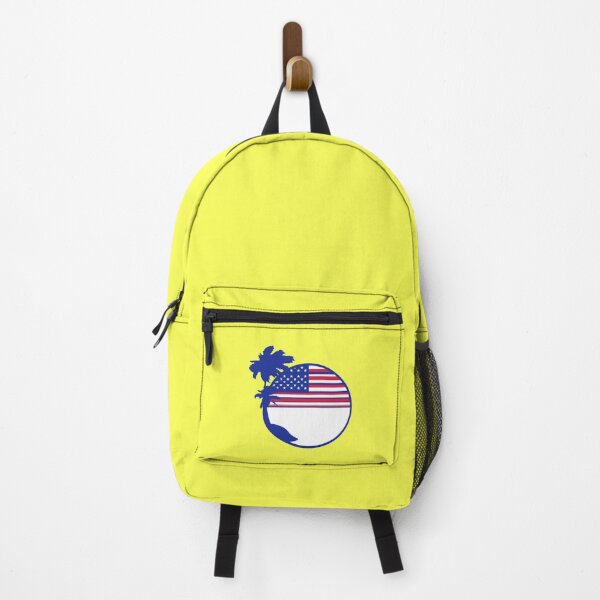 Item preview, Usa Flag Palms Stars And Stripes America Round Fun designed and sold by shirt-o-mat.