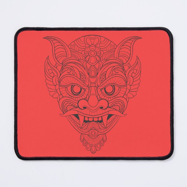 Item preview, Horror Mask: Black line Oni Style designed and sold by Waubamik Perry.